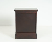 Kollam Two Drawer Bedside Table Furniselan-Rosewood-Fine-Finish