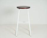 Kottayam Bar Stool Kitchen Stool Furniselan - White