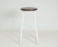 Kottayam Bar Stool Kitchen Stool Furniselan - White