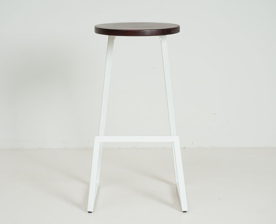 Kottayam Bar Stool Kitchen Stool Furniselan - White