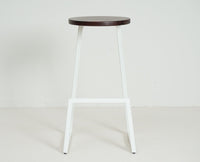 Kottayam Bar Stool Kitchen Stool Furniselan - White