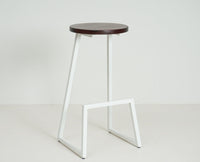 Kottayam Bar Stool Kitchen Stool Furniselan - White