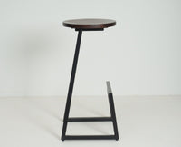 Kottayam Bar Stool Kitchen Stool Furniselan -  Black