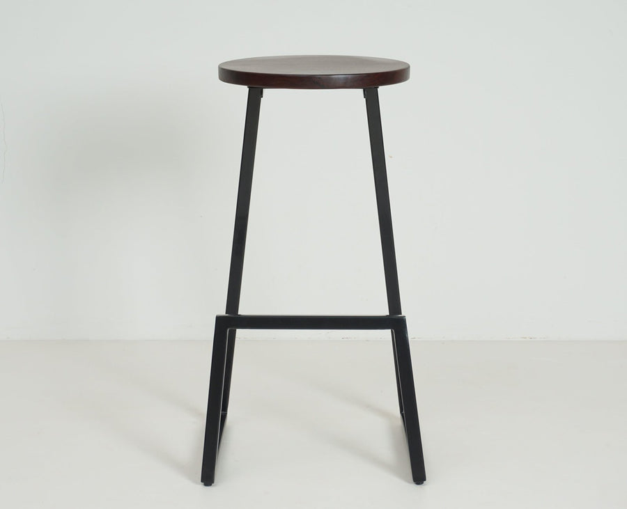 Kottayam Bar Stool Kitchen Stool Furniselan -  Black