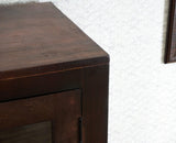 Kottayam Sheesham Wood Kitchen Crockery Cabinet One Door Furniselan - Grey-Finish