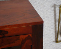 Kottayam Sheesham Wood Kitchen Crockery Cabinet One Door Furniselan - Maple-Finish