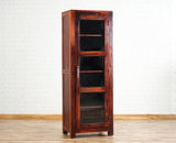 Kottayam Sheesham Wood Kitchen Crockery Cabinet One Door Furniselan - Maple-Finish