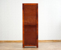 Kottayam Sheesham Wood Kitchen Crockery Cabinet One Door Furniselan - Maple-Finish