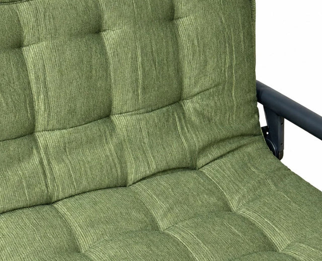 Lennox Tufted Convertible Sofa Bed -  Olive Green