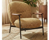 Lincoln Cotton Wooden Arm Chair