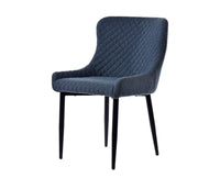 Loberona Dining Chair – Modern Upholstered Dining Chair for Home & Café Blue