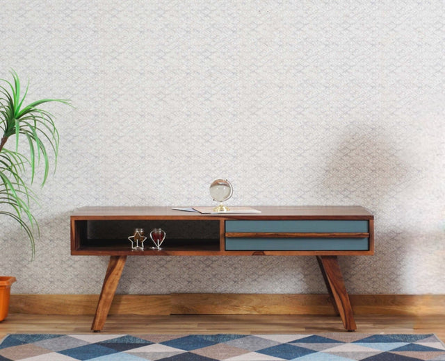 Louis Coffee Table one Drawer Furniselan - Teak-Finish