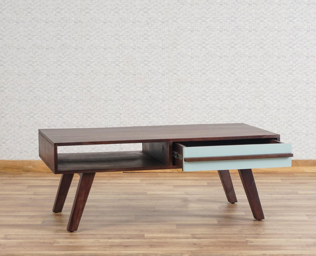 Louis Coffee Table one Drawer Furniselan - Grey-Finish