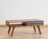 Louis Coffee Table one Drawer Furniselan - Teak-Finish