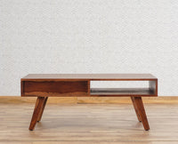 Louis Coffee Table one Drawer Furniselan - Teak-Finish