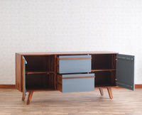 Louis Large Sideboard Cabinet - Sideboard - Furniselan - Mist-Blue