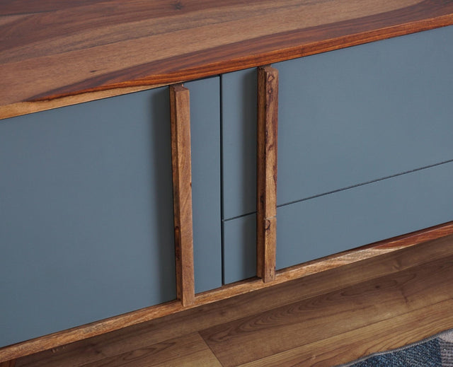 Louis TV Cabinet Unit - Tv Cabinet - Furniselan-Mist-Blue