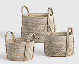 Lubrint Basket set of 3 Seagrass