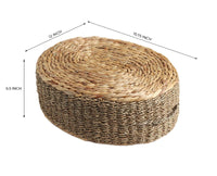 Lucio Oasis Pouf – Modern Upholstered Dining Chair for Home & Café Natural Beige