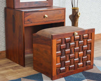 Lucknow Solid Wood Dressing Table Furniselan-Maple-Finish