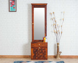 Lucknow Solid Wood Dressing Table Furniselan-Maple-Finish