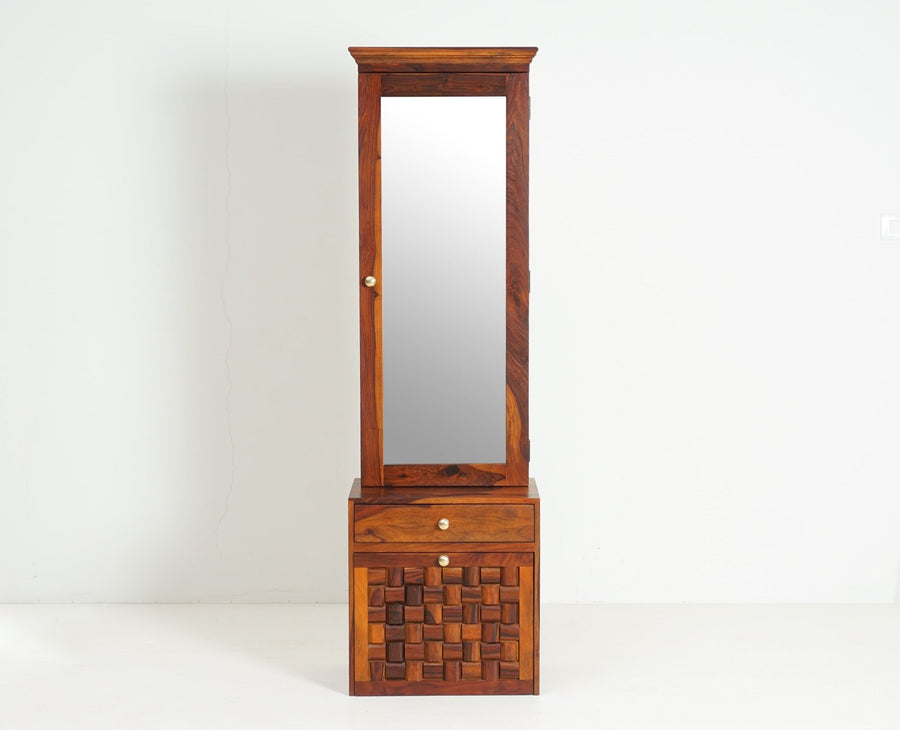 Lucknow Solid Wood Dressing Table Furniselan-Maple-Finish