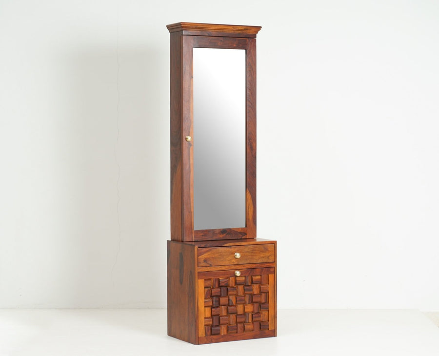 Lucknow Solid Wood Dressing Table Furniselan-Maple-Finish