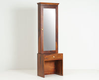 Lucknow Solid Wood Dressing Table Furniselan-Maple-Finish