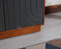 Malabar Two Door Multipurpose Wooden Sideboard Cabinet - Sideboard - Furniselan-Slate-Grey