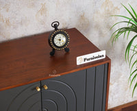 Malabar Two Door Multipurpose Wooden Sideboard Cabinet - Sideboard - Furniselan-Slate-Grey