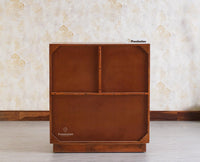 Malabar Two Door Multipurpose Wooden Sideboard Cabinet Furniselan - Slate-Grey