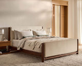 Maldives Wooden upholstered headboard King Size Bed
