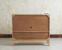 Manhattan Solid Wood Shoe Rack Two Door Furniselan Natural Finish