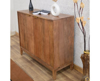 Manhattan Solid Wood Shoe Rack Two Door Furniselan - Natural-Oak