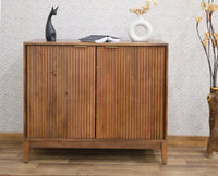 Manhattan Solid Wood Shoe Rack Two Door Furniselan - Natural-Oak
