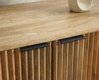 Manhattan Solid Wood Shoe Rack Two Door Furniselan Natural Finish