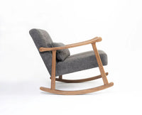 Margaret Wooden Rocking Chair Grey