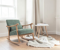 Margaret Wooden Rocking Chair Dark Green