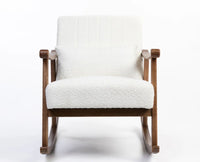 Margaret Wooden Rocking Chair White