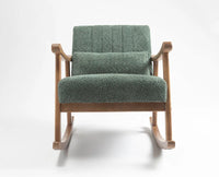 Margaret Wooden Rocking Chair Dark Green