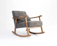 Margaret Wooden Rocking Chair Grey