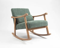 Margaret Wooden Rocking Chair Dark Green
