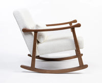 Margaret Wooden Rocking Chair White