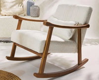 Margaret Wooden Rocking Chair White