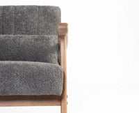 Margaret Wooden Rocking Chair Grey