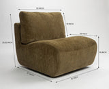 Marylebone Shore Domain Sofa Furniselan Olive Green