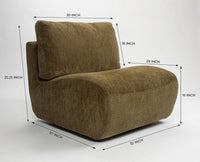 Marylebone Shore Domain Sofa Furniselan Olive Green