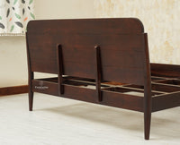 Maui Solid Mango Wood Queen Size Bed Grey Finish
