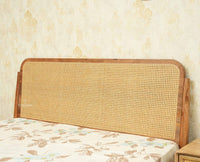 Maui Solid Mango Wood Queen Size Bed Natural Oak
