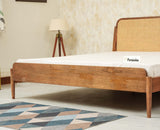 Maui Wooden King Size Bed Natural Oak